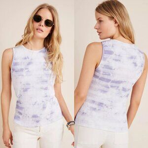 Eri + Ali Ribbed Tie-Dye Tank - Purple - Size XS​​​